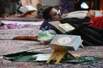 قرائت دعای ام داود در سومین روز مراسم معنوی اعتکاف