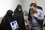 عکس | دیدار شهردار تبریز با خانواده شهدا