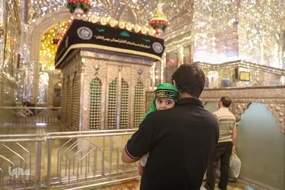 همایش شیرخوارگان حسینی در حرم مطهر شاهچراغ(ع)‎‎