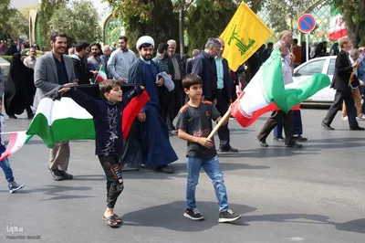 راهیپمایی همبستگی با مبارزان فلسطین در اراک