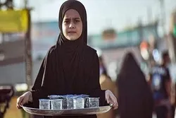 Ərbəin zəvvarları Nəcəf - Kərbəla yolunda -Foto
