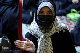 استقبال از پیکر شهید مدافع امنیت در حرم مطهر شاهچراغ(ع)