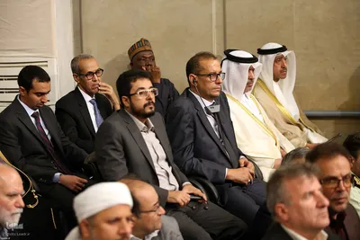 دیدار میهمانان کنفرانس وحدت اسلامی با رهبر معظم انقلاب
