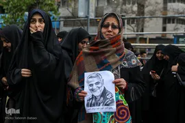راهپیمایی دانشجویان دانشگاه های تهران در پی شهادت سردار قاسم سلیمانی