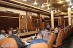 نشست مشترک رئیس دانشگاه مازندران با اعضای دفتر حفظ آثار و نشر ارزش‌های دفاع مقدس شهرستان بابلس