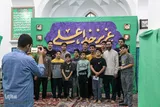 اعتکاف دانش آموزی در مسجد جامع یزد‎