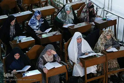 مراسم جزء خوانی قرآن کریم در حرم حضرت عبدالعظیم(ع)