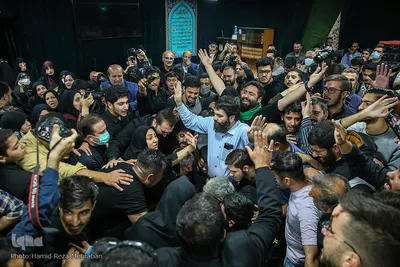 وداع با پیکر شهید «آرمان علی‌وردی» در معراج شهدای تهران
