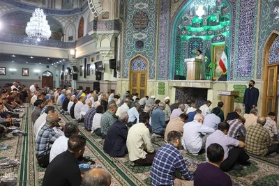 نماز عید قربان در حرم حضرت عبدالعظيم(ع)