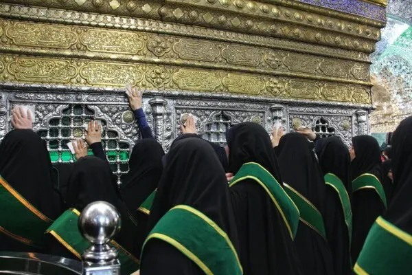 آیین خطبه‌خوانی ویژه بانوان در حرم حضرت معصومه(س) برگزار شد