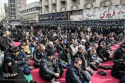 تجمع عزاداران فاطمی در میدان فاطمی