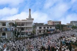 মহানবীর (সা.) ব্যঙ্গচিত্র প্রদর্শনের প্রতিবাদে সিলেটে স্মরণকালের সর্ববৃহৎ বিক্ষোভ