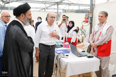 بازدید از مرکز پزشکی حج و زیارت در سرزمین منا