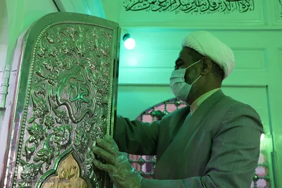 غبارروبی امامزاده سیدابوالقاسم(ع) خوسف