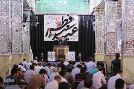 نماز عیدسعید فطر درجوار حرم حضرت امامزاده حسن(ع)