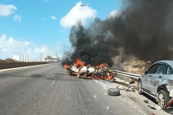 Livanda sionist rejimin bir qeyri hərbi maşına dron hücumu