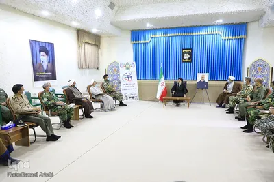 دیدار فرماندهان ارتش با حجت‌الاسلام عبادی