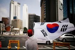 Anti-Israel-Kundgebung vor der einzigen Moschee in Seoul