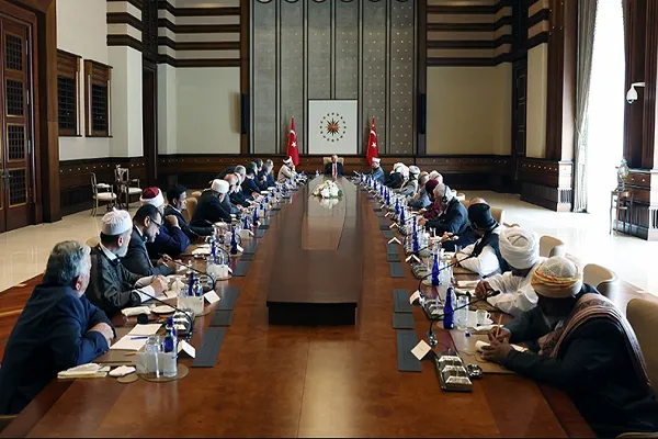 Müslüman Alimler Heyeti, Erdoğan ile görüştü