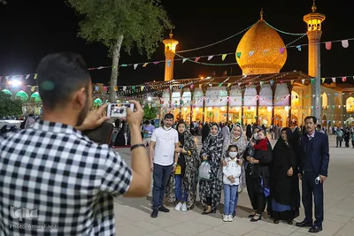 جشن نیمه شعبان در حرم مطهر شاهچراغ(ع)