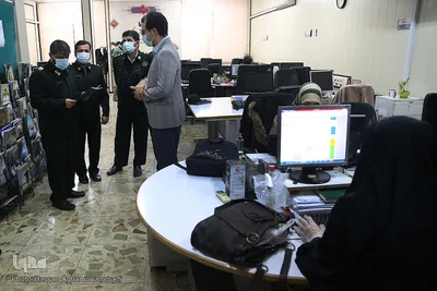 بازدید سردار بهرامی، معاون تبلیغات و روابط عمومی عقیدتی، سیاسی ناجا از ایکنا