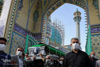 مراسم استقبال از پیکر مطهر آیت الله فقیه در شهرستان های سروستان و استهبان فارس