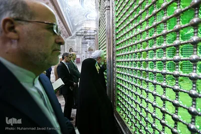 تجدید میثاق وزیر و سفرای وزارت خارجه با آرمان های امام