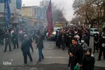 استقبال مردم اهر از پیکر پاک و مطهر شهید گمنام ۸ سال دفاع مقدس