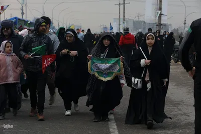 مسیر پیاده روی منتهی به مسجد جمکران