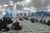 مراسم جشن سالروز ولادت امام حسن عسکری(ع) در کارگاه ساخت درب حرم عسکری(ع)