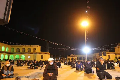 عزاداری شب هشتم محرم در امام زادگان باقریه(ع) بیرجند