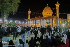 مراسم سوگواری حسینی در حرم حضرت شاهچراغ(ع)