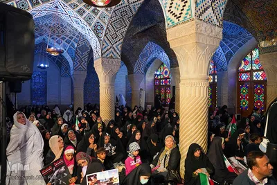 ویژه برنامه شب میلاد امام حسن مجتبی(ع) و تجمع اعتراضی و اعلام انزجار مردم شیراز از فاجعه بیمارستان شفا غزه