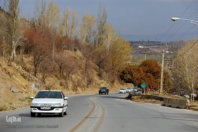 برگریزان پاییزی در همدان