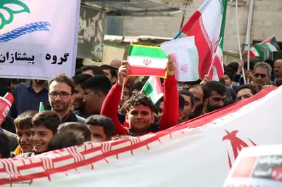 حضور اراکی‌ها در راهپیمایی 13 آبان